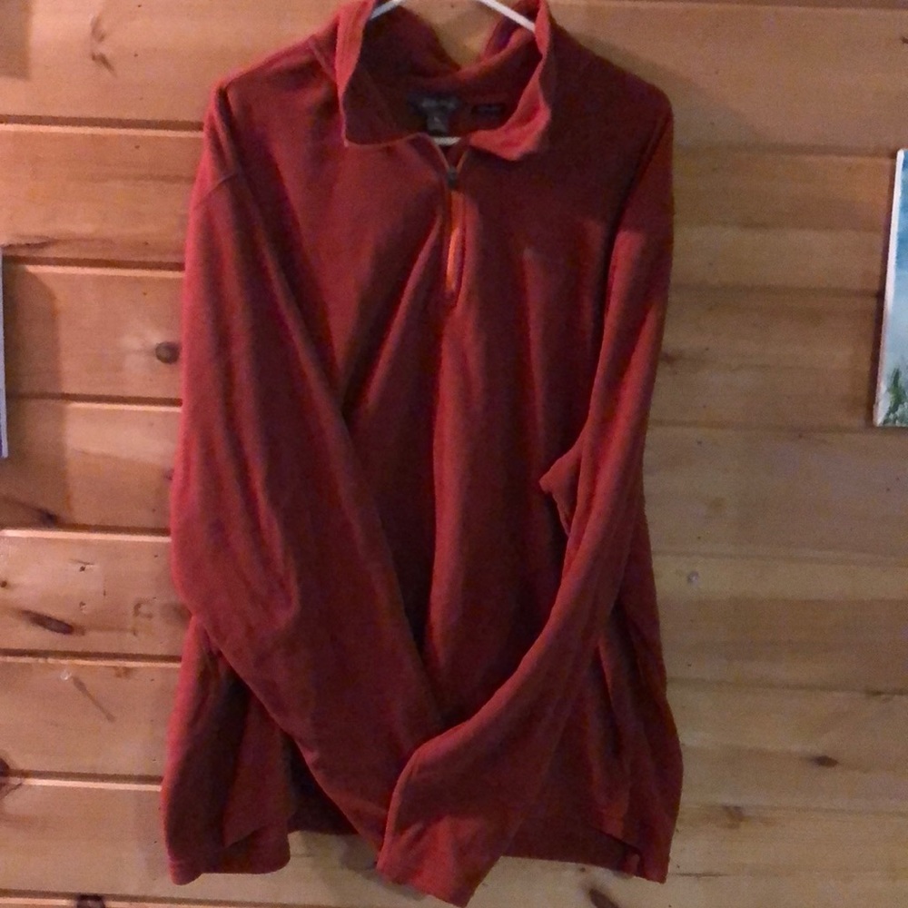 Orange/red mens sweater